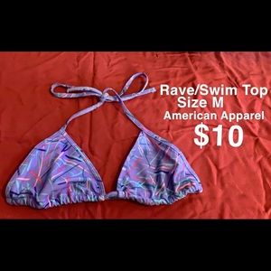 90s style American Apparel bikini top